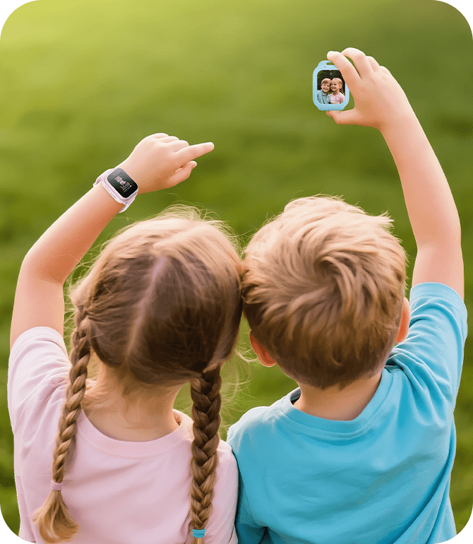ZTE Watch K2 Pro GPS sledování polohy děti v parku