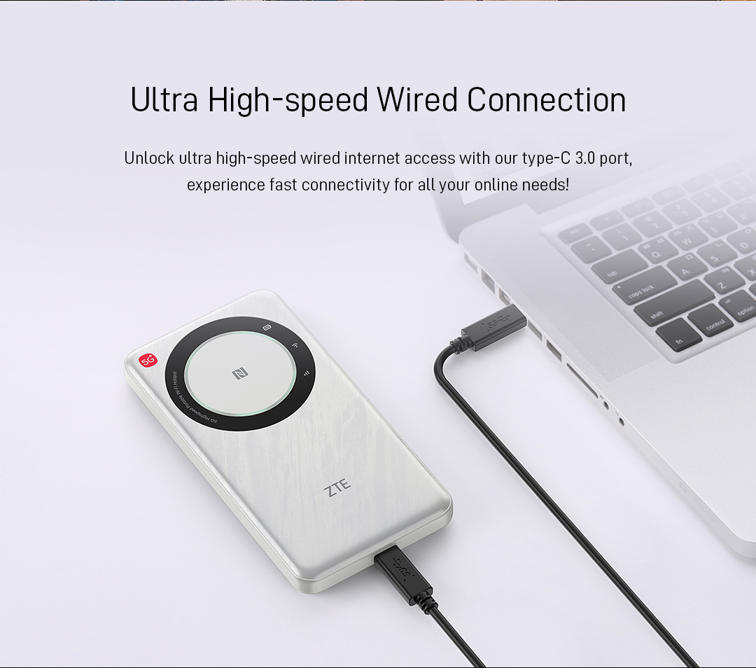 נתב נייד עם סוללה U30 Air WIFI 5G מבית ZTE