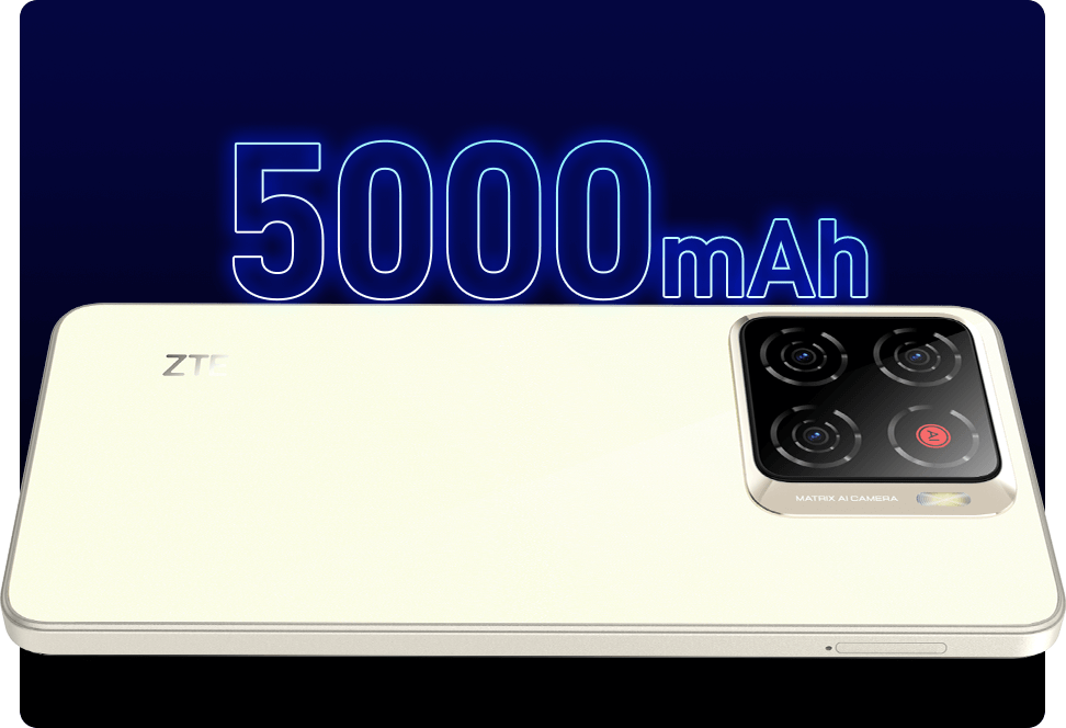 5000mAh Massive Battery*
